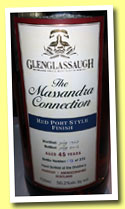 Glenglassaugh 45 yo 1967/2012 (50.2%, OB, The Massandra Collection, Red Port Style Finish, 372 bottles)